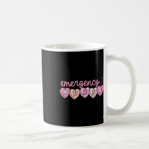 Caneca De Café Enfermeira do Departamento de Emergência Hearts Er