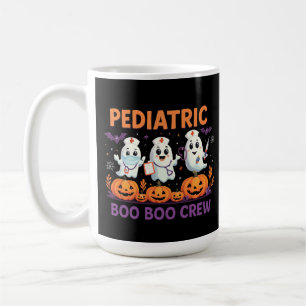 Caneca De Café Enfermeira do Halloween Crianças Boo Boo Crew Spoo