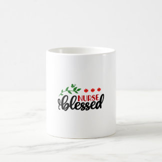Caneca De Café Enfermeira dotada abençoada