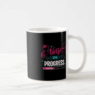 Caneca De Café Enfermeira em andamento Enfermeira Diversão Escola