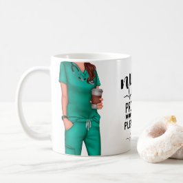 Caneca De Café Enfermeira em curso Mug Personalizado de Café