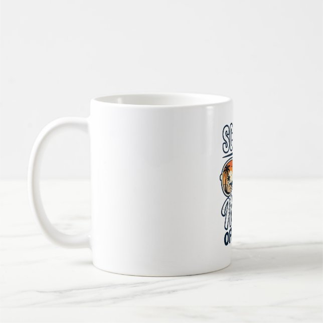 Caneca De Café Enfermeira Escolar Fora de Serviço Camisa de Óculo (Esquerda)