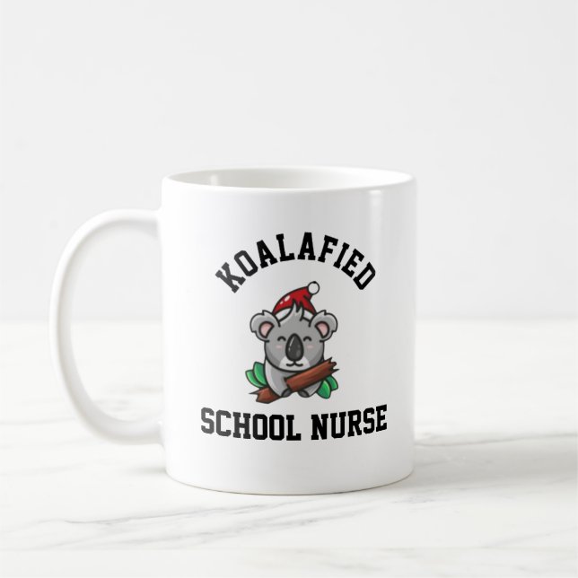 Caneca De Café Enfermeira Escolar Koalafied (Esquerda)