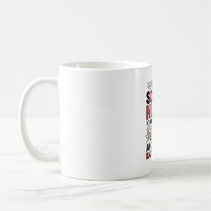 Caneca De Café Enfermeira Escolar Ouviu Tudo Camisa de Professora