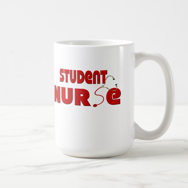 Caneca De Café Enfermeira Estudantil (Direita)