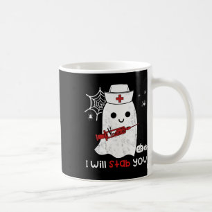 Caneca De Café Enfermeira Fantasma, Eu Irei Esfaqueá-Lo.