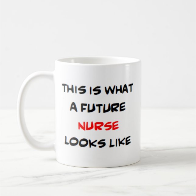 Caneca De Café enfermeira, futuro (Esquerda)