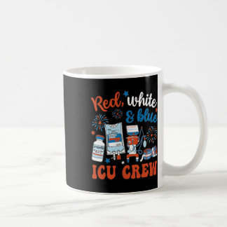 Caneca De Café Enfermeira Icu 4 de julho Dia da Independência Ver