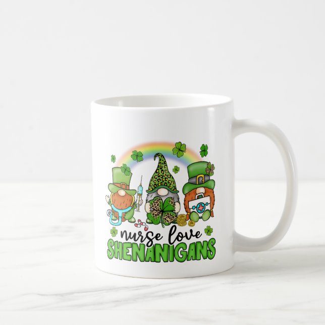 Caneca De Café Enfermeira Love Shenanigans Rua de Patrick (Direita)