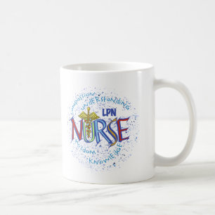 Caneca De Café Enfermeira LPN Lema