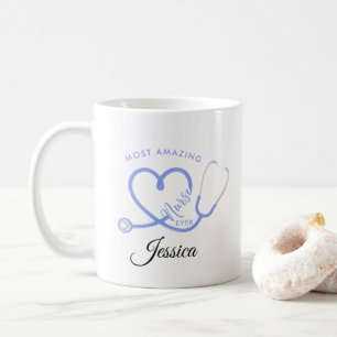 Caneca De Café Enfermeira Mais Incrível De Sempre Apreciação de