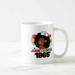 Caneca De Café Enfermeira Negra 1865 Liberdade Nu