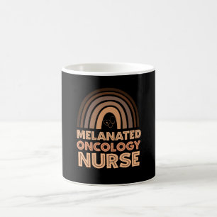 Caneca De Café Enfermeira Negra Enfermeira Oncologista Melanizada