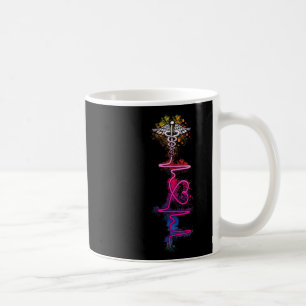 Caneca De Café Enfermeira Orgulhosa Pulso Colorido Tie Dye Enferm