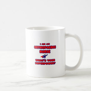 Caneca De Café Enfermeira Ortopedia.. Qual é o seu superpoder?