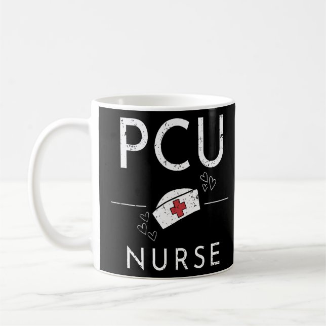 Caneca De Café Enfermeira PCU Enfermeira Equipe de Enfermagem Equ (Esquerda)