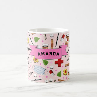 Caneca De Café Enfermeira Personalizada
