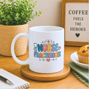 Caneca De Café Enfermeira Praticante Caprichosa 