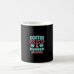 Caneca De Café Enfermeira Presente Esfregões De Café E Luvas De B