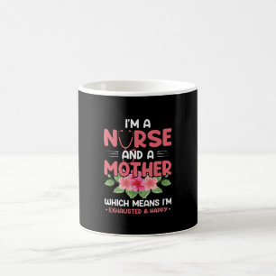 Caneca De Café Enfermeira Presente Sou enfermeira e mãe