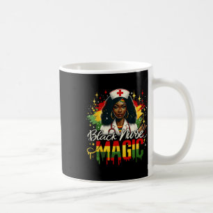 Caneca De Café Enfermeira Preta Rainha Afro Mês da História Negra