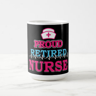 Caneca De Café Enfermeira Reformada Orgulhosa