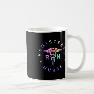Caneca De Café Enfermeira Registrada do Hospital de Saúde - Rn Ti