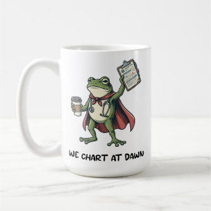 Caneca De Café Enfermeira Sapo Divertida Nós Registramos ao Amanh