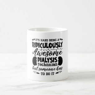 Caneca De Café Enfermeira técnica de diálise fantástica