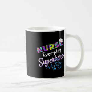 Caneca De Café Enfermeira Todos os Dias com Coloração de Super He