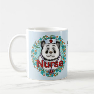Caneca De Café Enfermeira urso panda