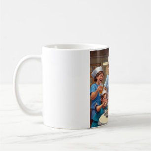 Caneca De Café Enfermeiras Criam Esperança, Médicos Usam Mug