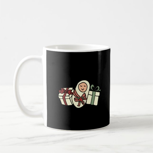 Caneca De Café Enfermeiras de Natal Envolvem Os Melhores (Esquerda)