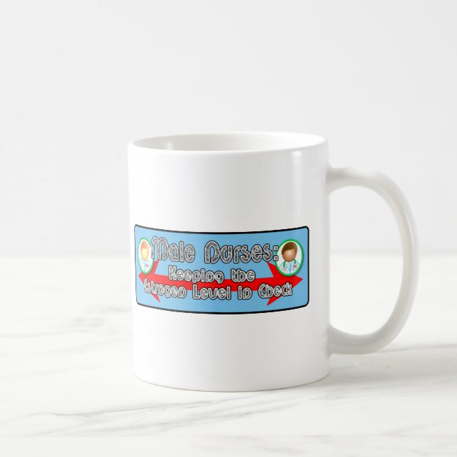 Caneca De Café Enfermeiras do homem: (Direita)