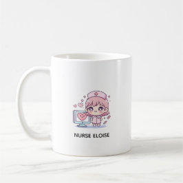 Caneca De Café Enfermeiras Fofas & Heróis da Saúde 
