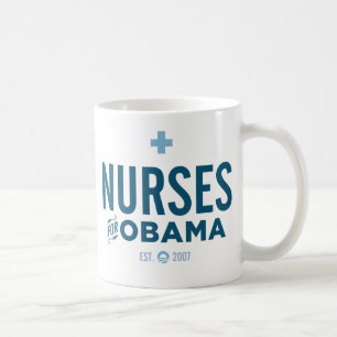 Caneca De Café Enfermeiras para Obama