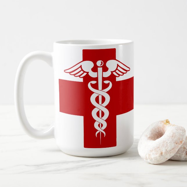 Caneca De Café Enfermeiro (Com Donut)