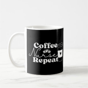 Caneca De Café Enfermeiro Café Repetir