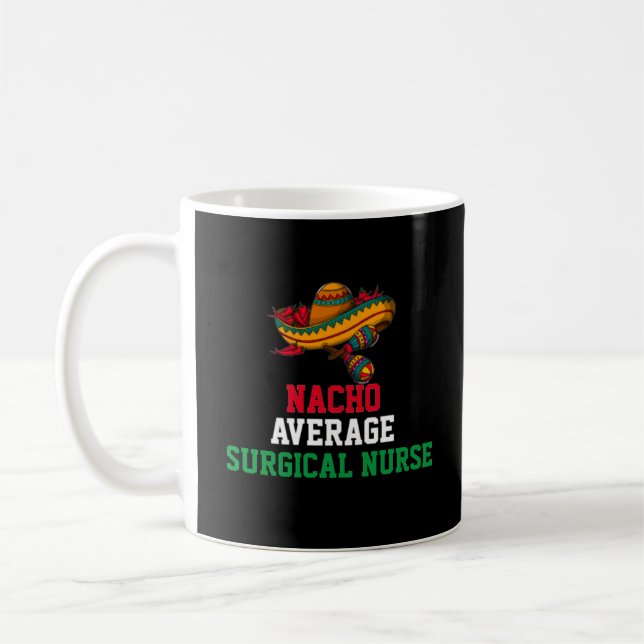 Caneca De Café Enfermeiro Cirúrgico Médio Nacho (Esquerda)
