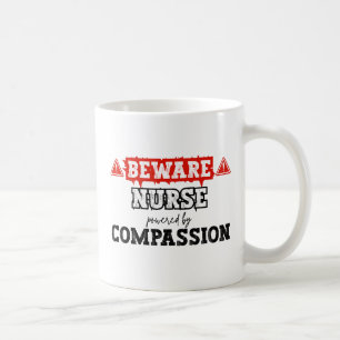 Caneca De Café Enfermeiro Com Compaixão Enfermeiros e cuidados