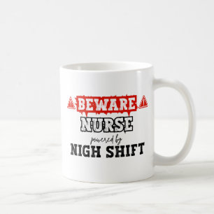 Caneca De Café Enfermeiro Com Desvio Noturno Enfermeiros e cuid