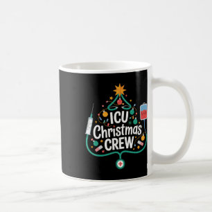 Caneca De Café Enfermeiro De Férias De Natal Icu Enfermeiro Inten