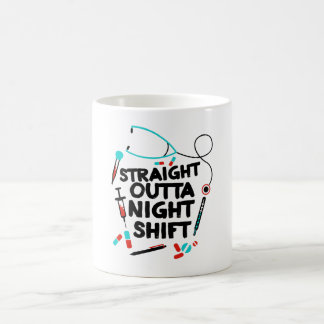 Caneca De Café Enfermeiro de Hetero Fora da Noite
