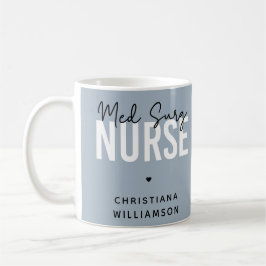 Caneca De Café Enfermeiro de Surg de Med Personalizado | Enfermei