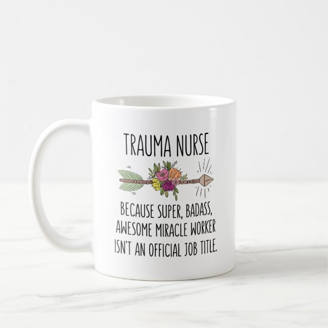 Caneca De Café Enfermeiro de Trauma Emergência ER (Esquerda)