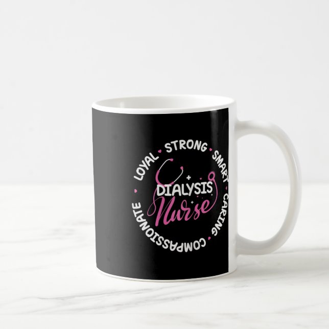 Caneca De Café Enfermeiro Doença Renal Enfermagem (Direita)