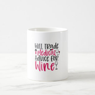 Caneca De Café Enfermeiro Dotado Comercializará Aconselhamento M