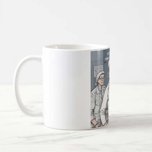Caneca De Café Enfermeiro/Doutor Mug (Esquerda)