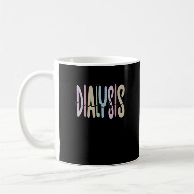 Caneca De Café Enfermeiro em diálise Presentes Rim Diálise Nefrol (Esquerda)