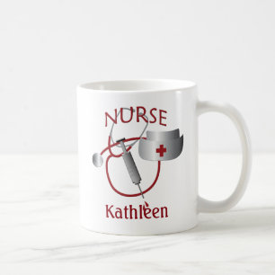 Caneca De Café Enfermeiro Nome Enfermeiro Custom Mug